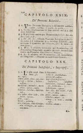 Capitolo XXIX. De' Pronomi Relativi