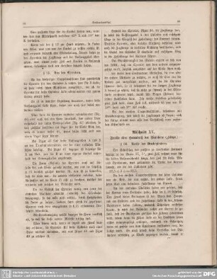 Abschnitt XV. Breite oder Grundriß der Maschine (Länge.)