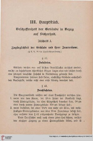Abschnitt A: Zugänglichkeit der Gebäude und ihrer Innenräume