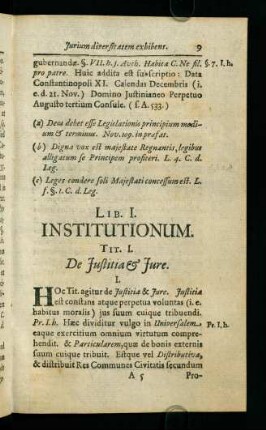 9-41, Tit. I. De Justitia & Jure - Tit. X. De Nuptiis
