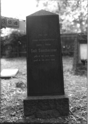 Grabstein 384 [Hahn S. 201 Grab-Nr. 1014]