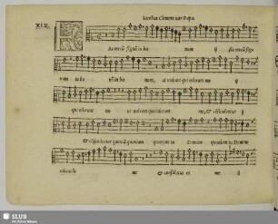 XIX. Clemens non Papa, Jacobus: Fac mecum signum