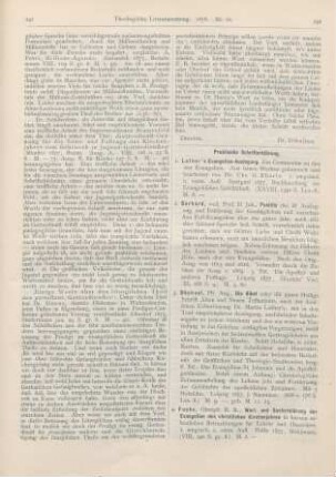 242-245 [Rezension] Fuchs, K. R., Wort- und Sacherklärung der Evangelien des christlichen Kirchenjahres in kurzen erbaulichen Betrachtungen für Lehrer und Hausväter. 2. umgearb. u. verm. Aufl