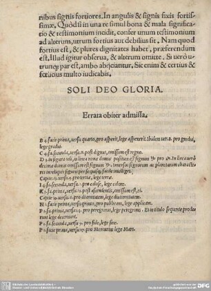 Errata obiter admissa.