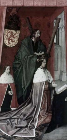 James III. von Schottland und sein Sohn (der spätere James IV)