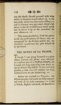 The Monks Of La Trappe.