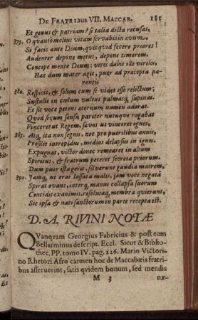 D. A. Rivini Notæ