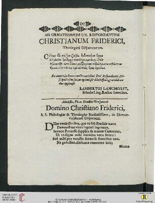 Widmungsgedichte