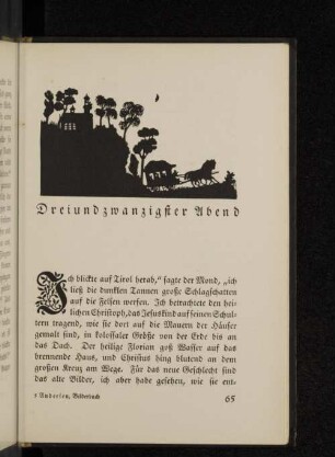 Dreiundzwanzigster Abend