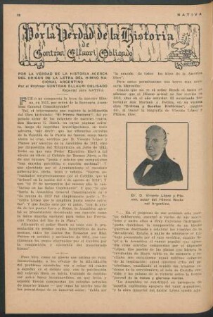 Por la verdad de la historia - Por la verdad de la historia acerca del origen de la letra del himno nacional argentino