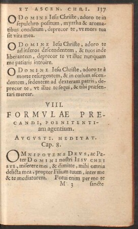 VIII. Formulae Precandi, Poenitentiam agentium.