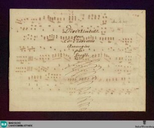 9 Dances - Don Mus.Ms. 1105 : cemb