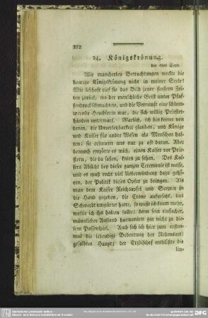 24. Königskrönung