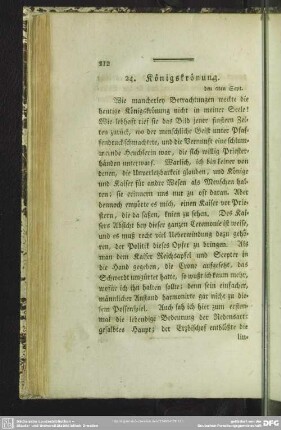 24. Königskrönung