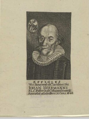 Bildnis des Iohan Heermannus