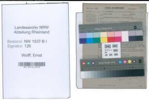 Entnazifizierung Ernst Wolff , geb. 00.00.0000 (Ingenieur)