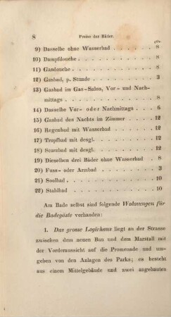 [Wohnungen für die Badegäste.]