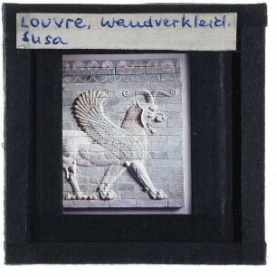 Altorientalische Plastik, Wandverkleidung Palast des Artaxerxes II. (Susa) : Detail