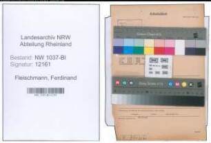 Entnazifizierung Ferdinand Fleischmann , geb. 25.08.1904 (Lehrer)