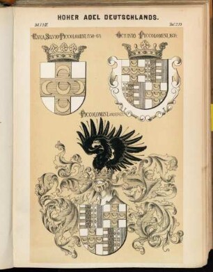 Taf. 275. Enea Silvio Piccolomini, 1458-64. - Octavio Piccolomini, 1634. - Piccolomini, Anderes.