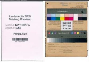 Entnazifizierung Karl Runge, geb. 12.10.1893 (Geschaeftsfuehrer)