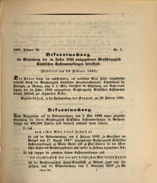 Sammlung der lübeckischen Verordnungen und Bekanntmachungen, 28. 1861