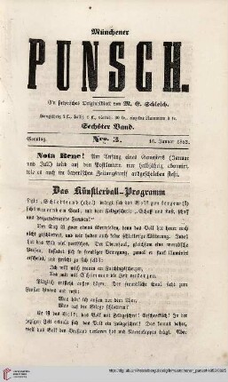 Nro. 3 (16. Januar 1853)