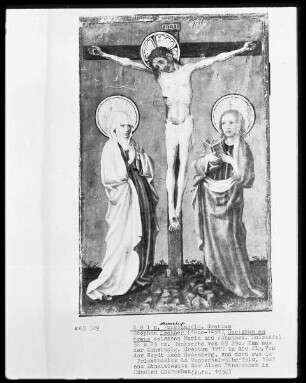 Christus am Kreuz zwischen Maria und Johannes