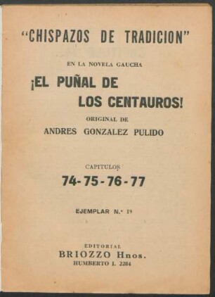 1934001900: Capitulos 74 - 77
