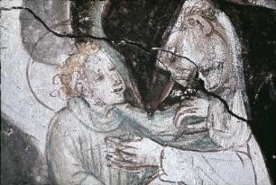 Christus in der Mandorla umgeben von den Kirchenvätern und den Evangelistensymbolen