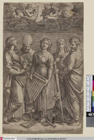 [St. Cécile; Heilige Cäcilia]