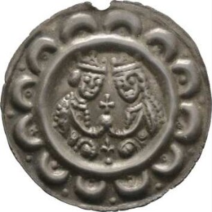 Münze, Pfennig, Brakteat, 1196 - 1208