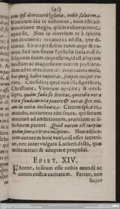 Epist. XIV.