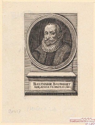 Balthasar Paumgartner (d.J.); gest. 1601