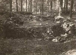 Taunus. Ruine eines römischen Kastells am Sandplacken (Feldberg)