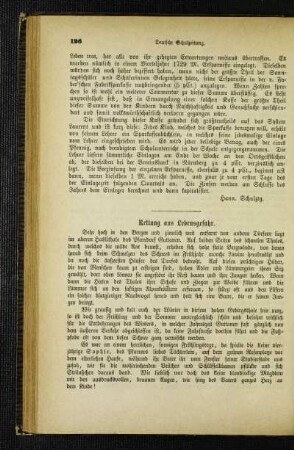 Rettung aus Lebensgefahr