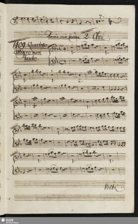 1409. Quartetto: Dorina mia carina / Sarti, G.