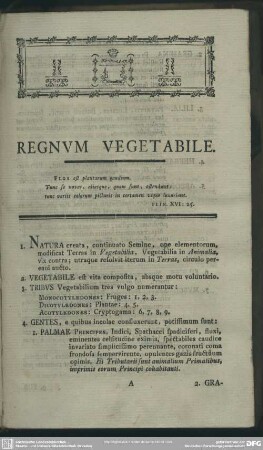 Regnum Vegetabile
