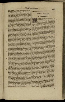 Titulus XXIV. De Fideicommißis. - Titulus XXV. De Legatis.