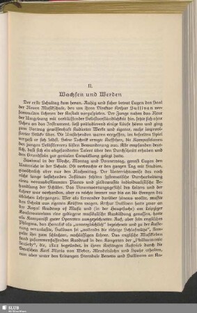 II. Wachsen und Werden