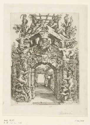 Zierportal, aus: Wendel Dietterlin, Architectura, Nürnberg 1598, S. 25