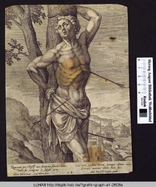 Der Heilige Sebastian.