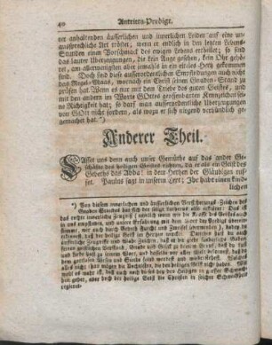 Anderer Theil.