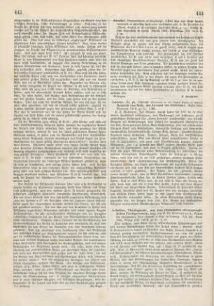 444 [Rezension] Anselmus Cantuariensis, Anselmi Cantuariensis Archiepiscopi Libri duo Cur deus homo