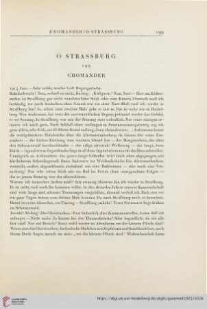 5: O Strassburg