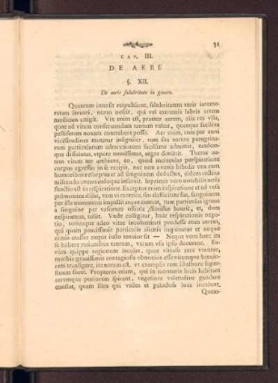 Cap. III. De Aere