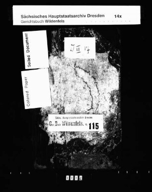 Gerichtshandelsbuch von Weißbach (bei Kirchberg), Bd. 20