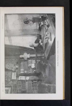 Friedrich Spielhagen in seinem Arbeitszimmer