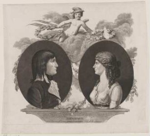 Doppelbildnis des Buonaparte und der Rosejoséphine