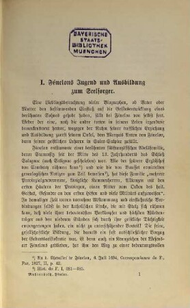 Fénelon, Erzbischof von Cambrai : ein Lebensbild
